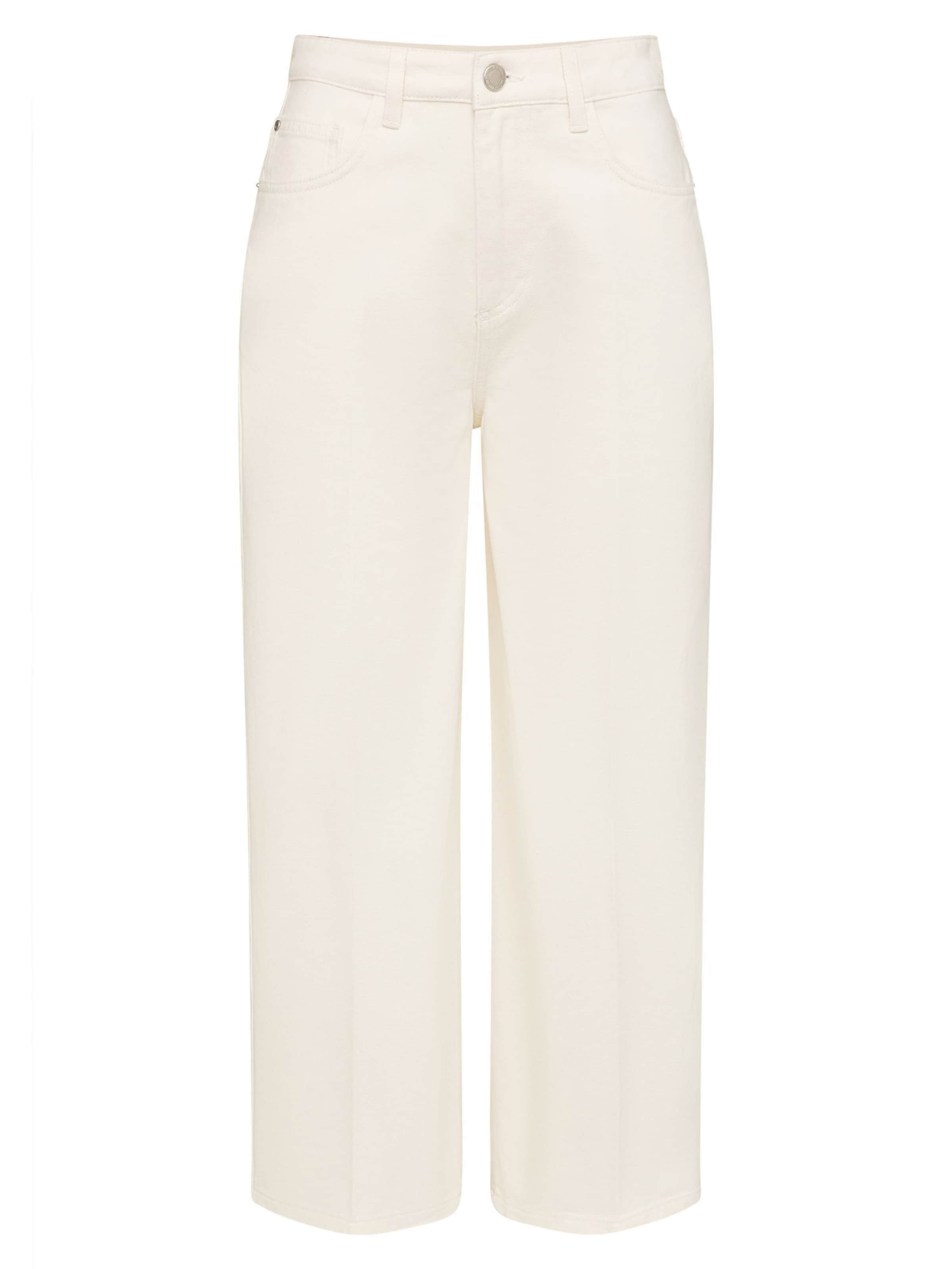 Wide Leg Jean Tamaris en blanc : devant