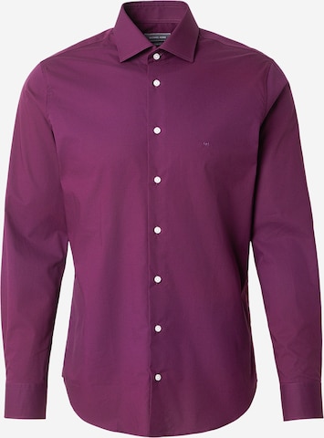 Michael KorsRegular Fit Košulja - ljubičasta boja: prednji dio