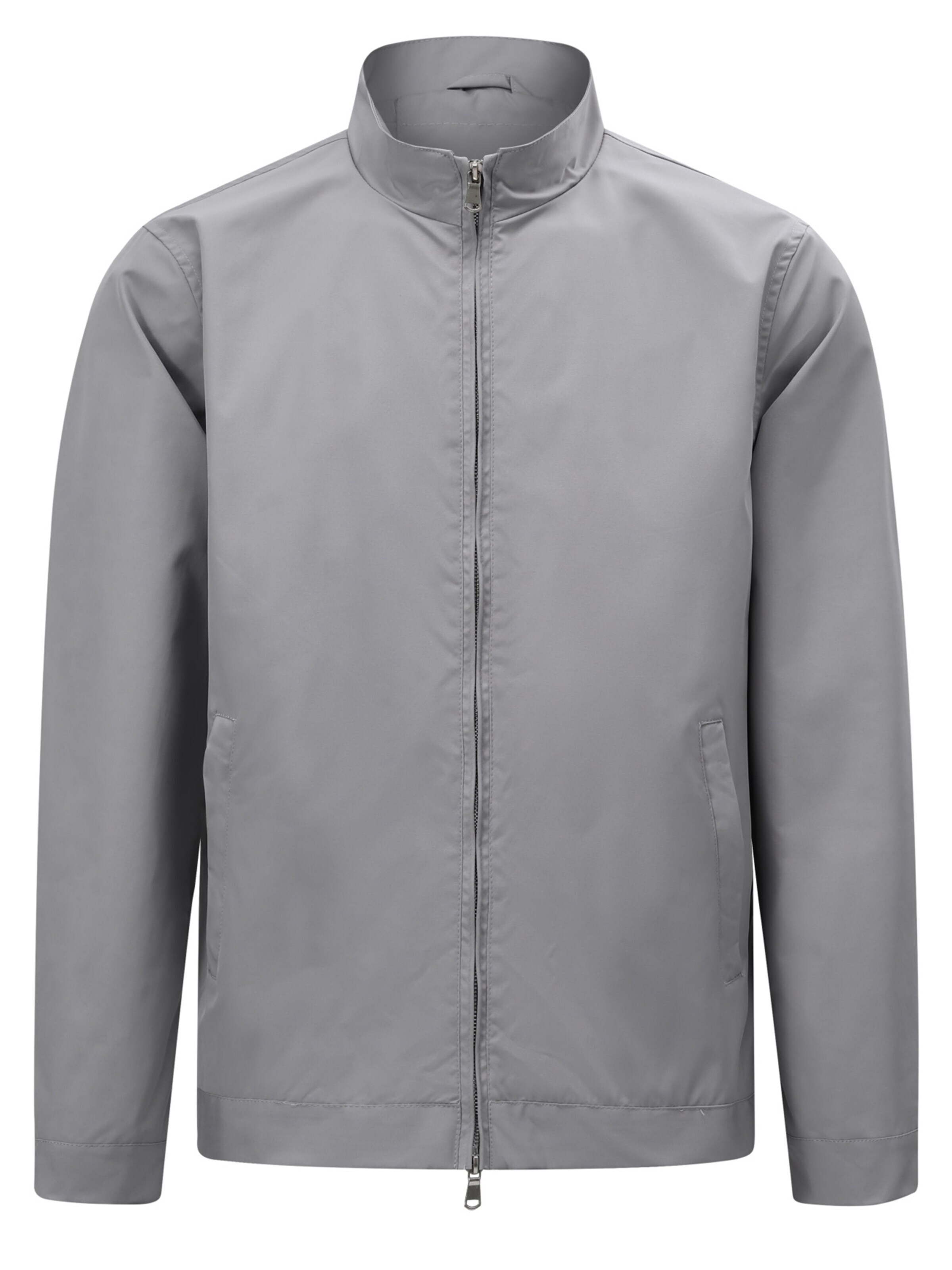 ALLTHEMEN Between-Season Jacket 'Windstille' in Grey