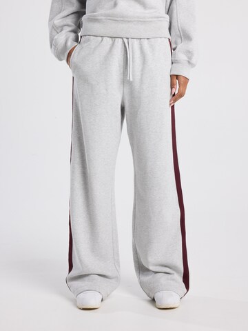 Wide Leg Pantalon America Today en gris : devant
