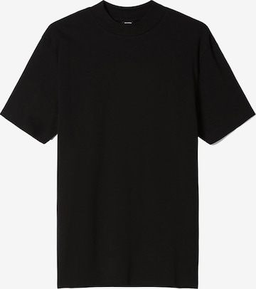 Bershka Shirt in Zwart: voorkant