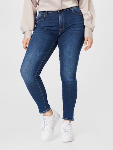 ONLY Carmakoma Skinny Jeans 'Maya' in Blau: predná strana