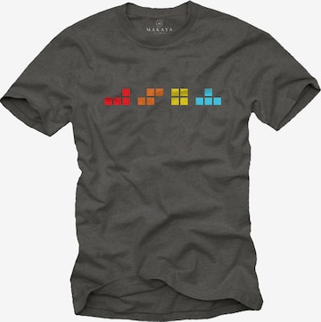 MAKAYA Shirt in Grau: Vorderseite
