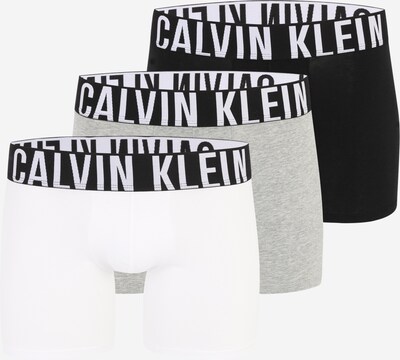 Boxer trumpikės iš Calvin Klein Underwear, spalva – margai pilka / juoda / balta, Prekių apžvalga