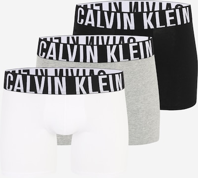 Calvin Klein Underwear Boxershorts in graumeliert / schwarz / weiß, Produktansicht