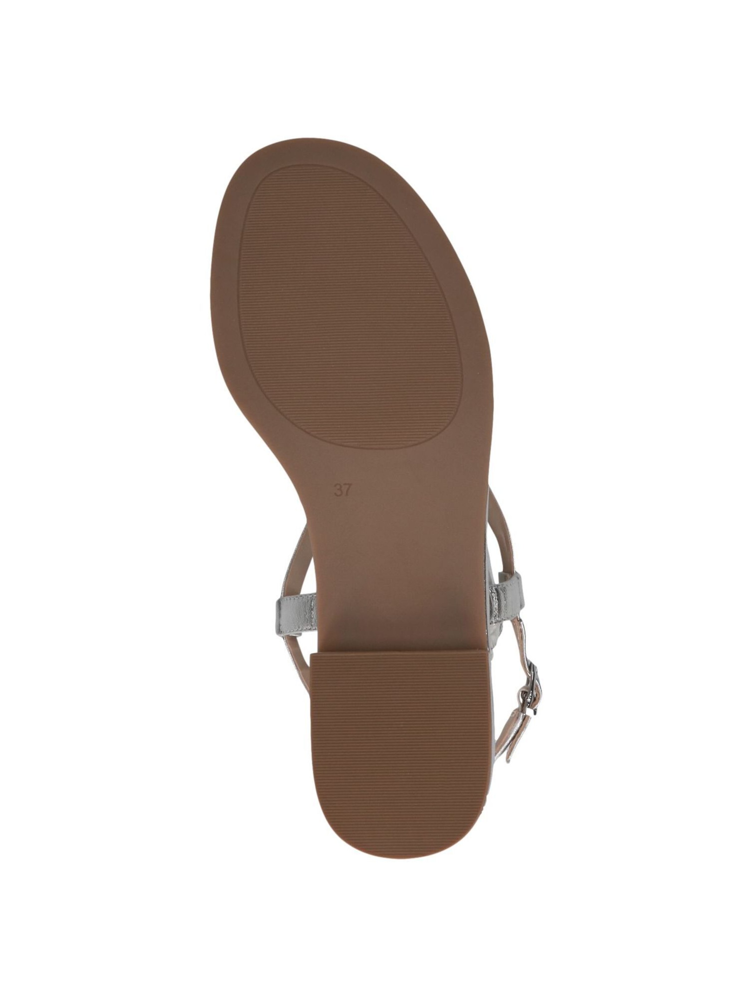 CAPRICE Strap Sandals in Silver
