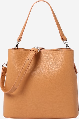 PIECES Shoulder Bag 'MONY' in Brown: front