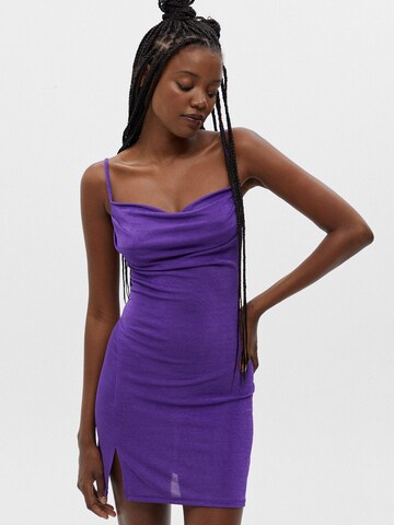 Pull&Bear Dress in Purple: front