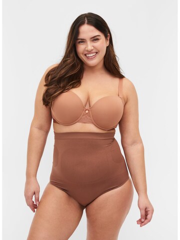 Zizzi Shapingslip in Bruin: voorkant