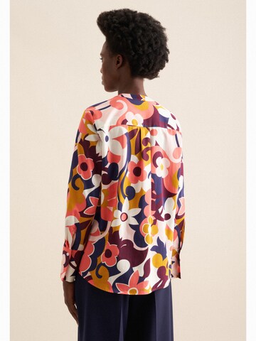 SEIDENSTICKER Blouse 'Schwarze Rose ' in Roze
