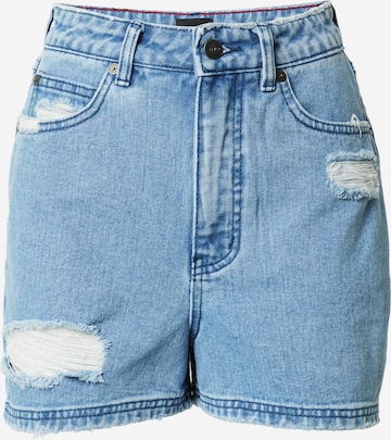 RVCA Regular Jeans in Blue: front