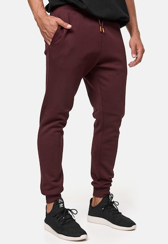 INDICODE JEANS Tapered Pants 'Alejandra' in Red