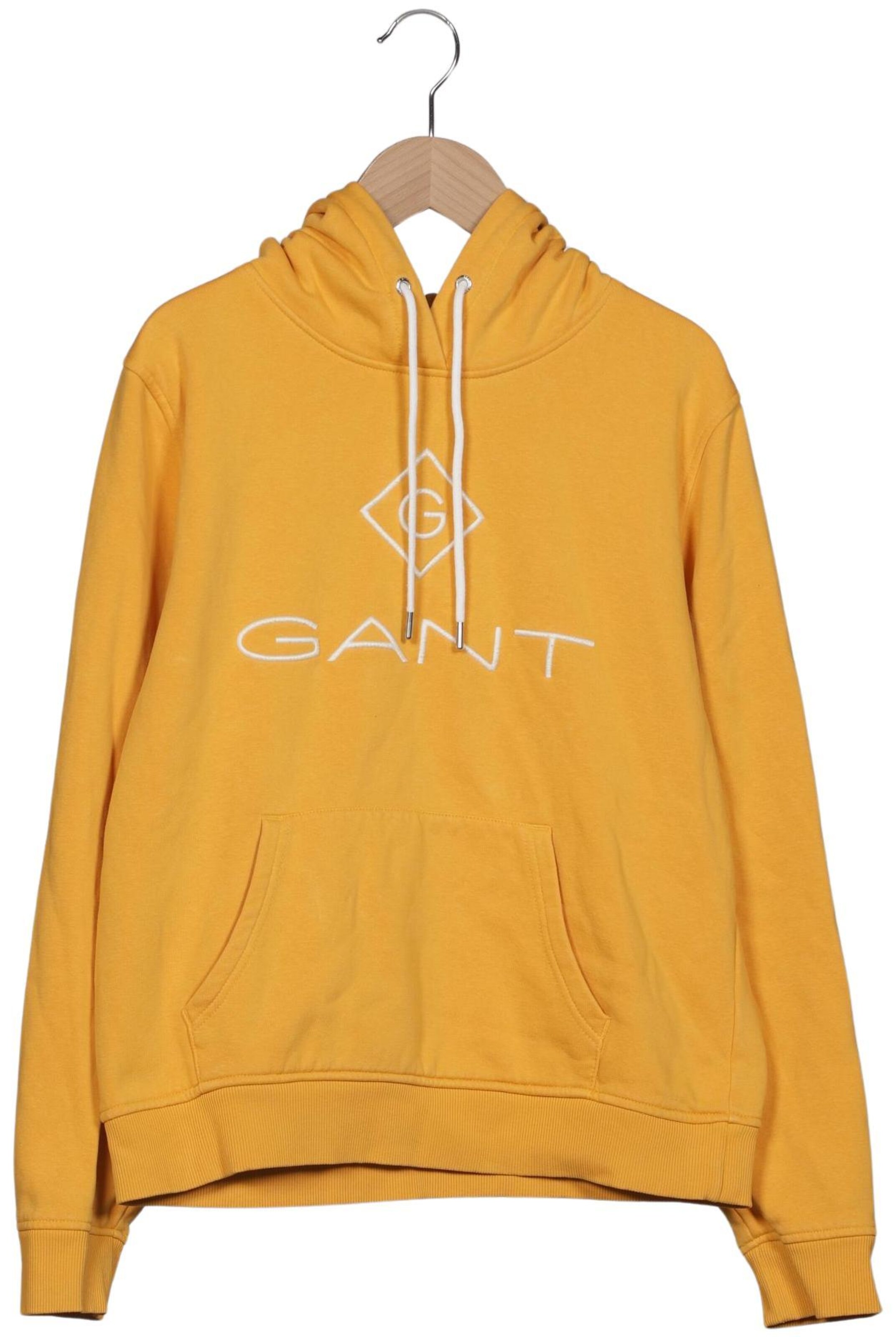 GANT Sweatshirt & Zip-Up Hoodie in M in Yellow: front