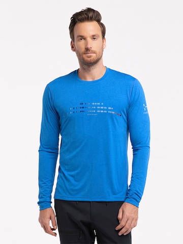 Haglöfs Performance Shirt 'Ridge' in Blue: front