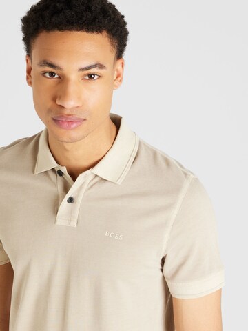 T-Shirt 'Prime' BOSS en beige