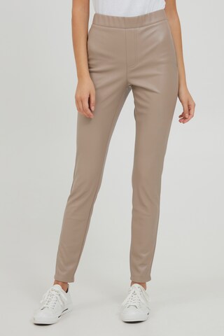 Oxmo - Slimfit Pantalón en beige: frente