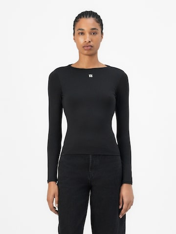 HUGO Shirt 'Dasiia' in Zwart: voorkant