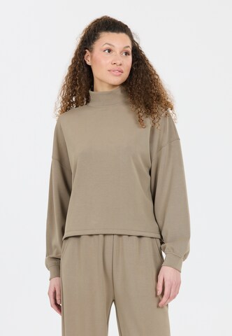 Athlecia Sportief sweatshirt 'Paris' in Beige: voorkant