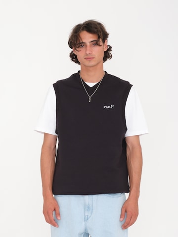 Volcom Sportbodywarmer 'SLEEVELESS' in Zwart: voorkant