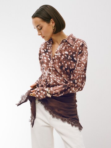 Camicia da donna di Next in marrone: frontale