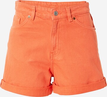 Monki Regular Jeans in Orange: front