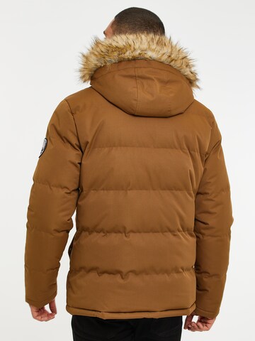 Threadbare Winter Jacket 'Arnwood' in Beige