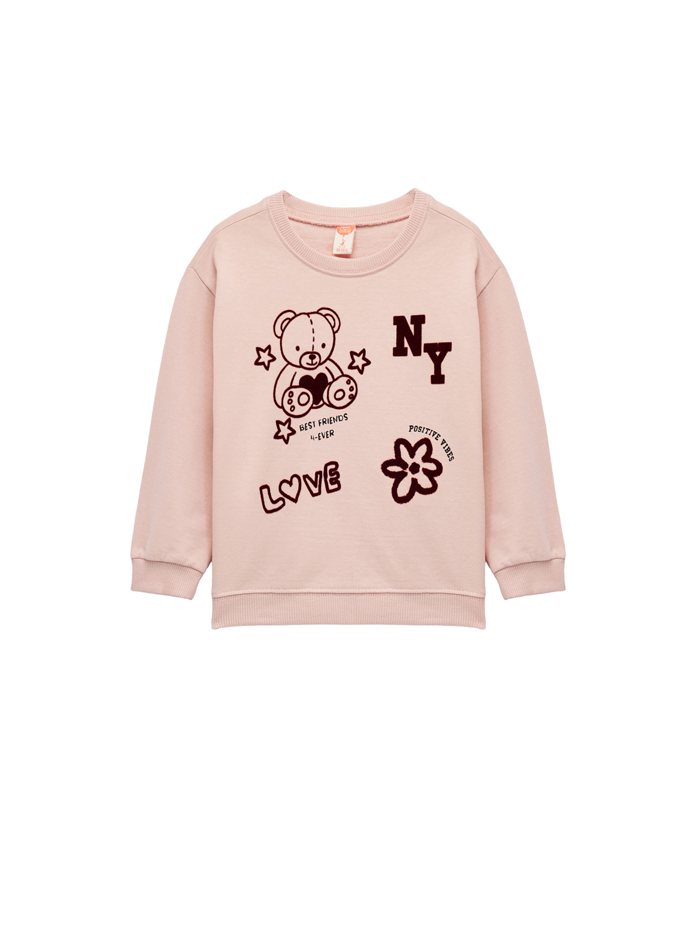 Koton Sweatshirt in Pink: front