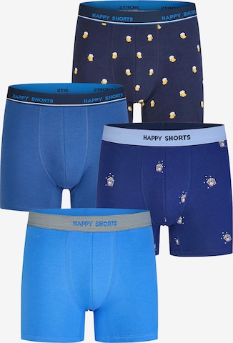 Happy Shorts - Boxers ' Fan Print Sets ' em azul: frente