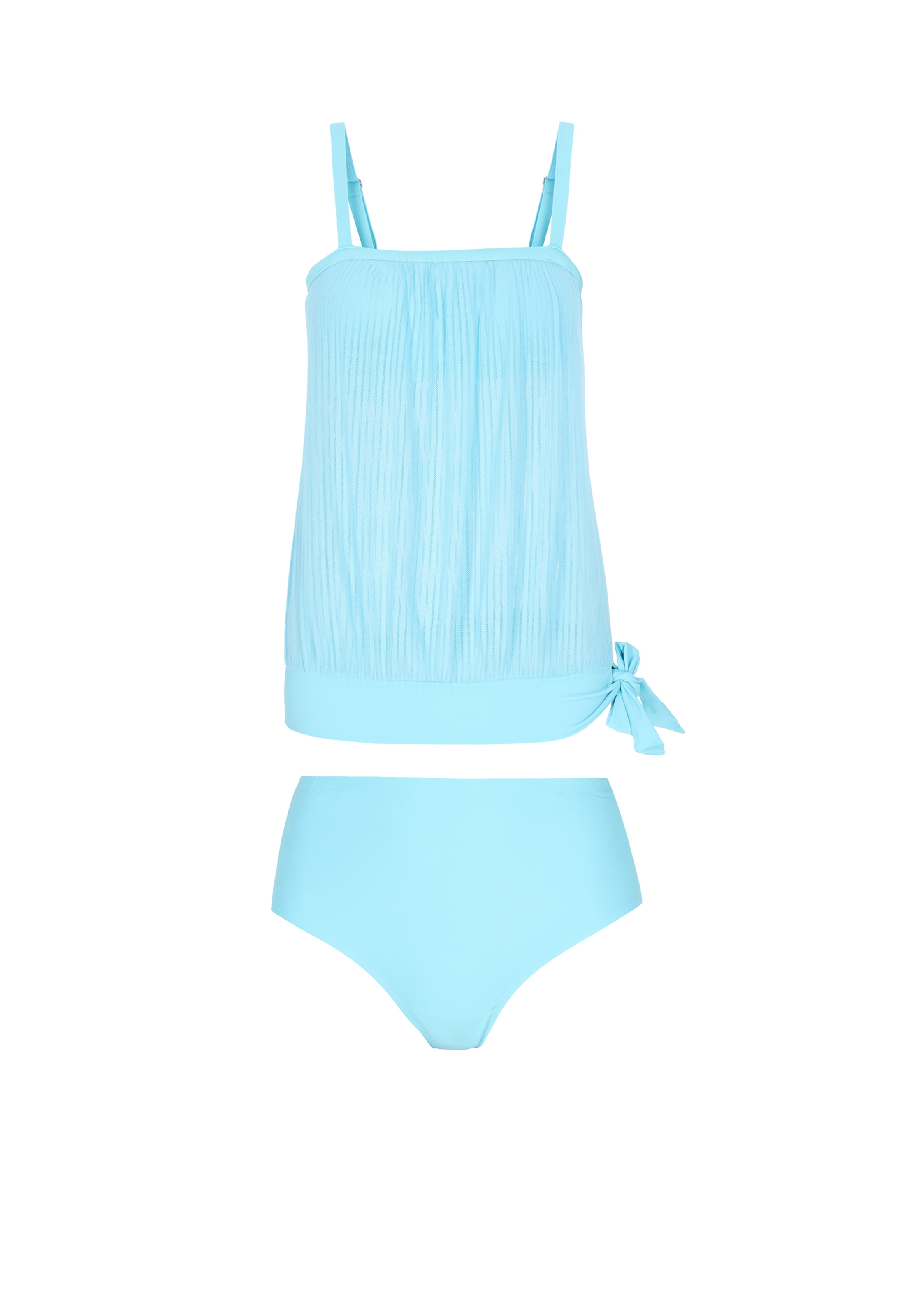 IZIA - Soutien Bustier Tankini em verde: frente