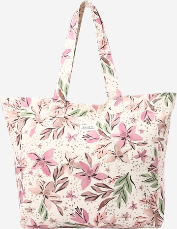 ROXY Shopper 'ANTI BAD VIBES' i hvid: forside