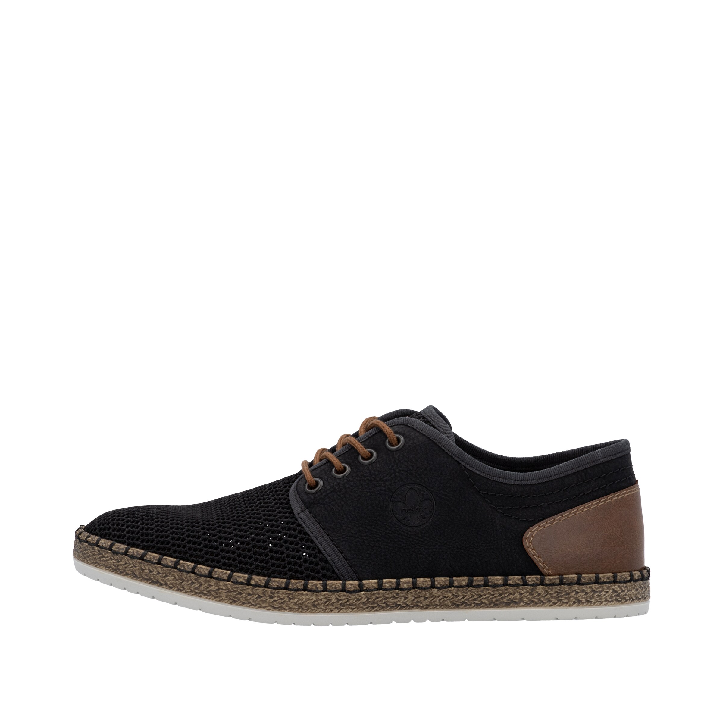Rieker Lace-Up Shoes in Black