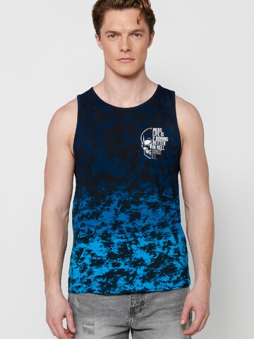 KOROSHI - Camiseta en azul: frente