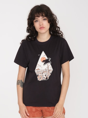 T-shirt 'RADICAL DAZE' Volcom en noir : devant