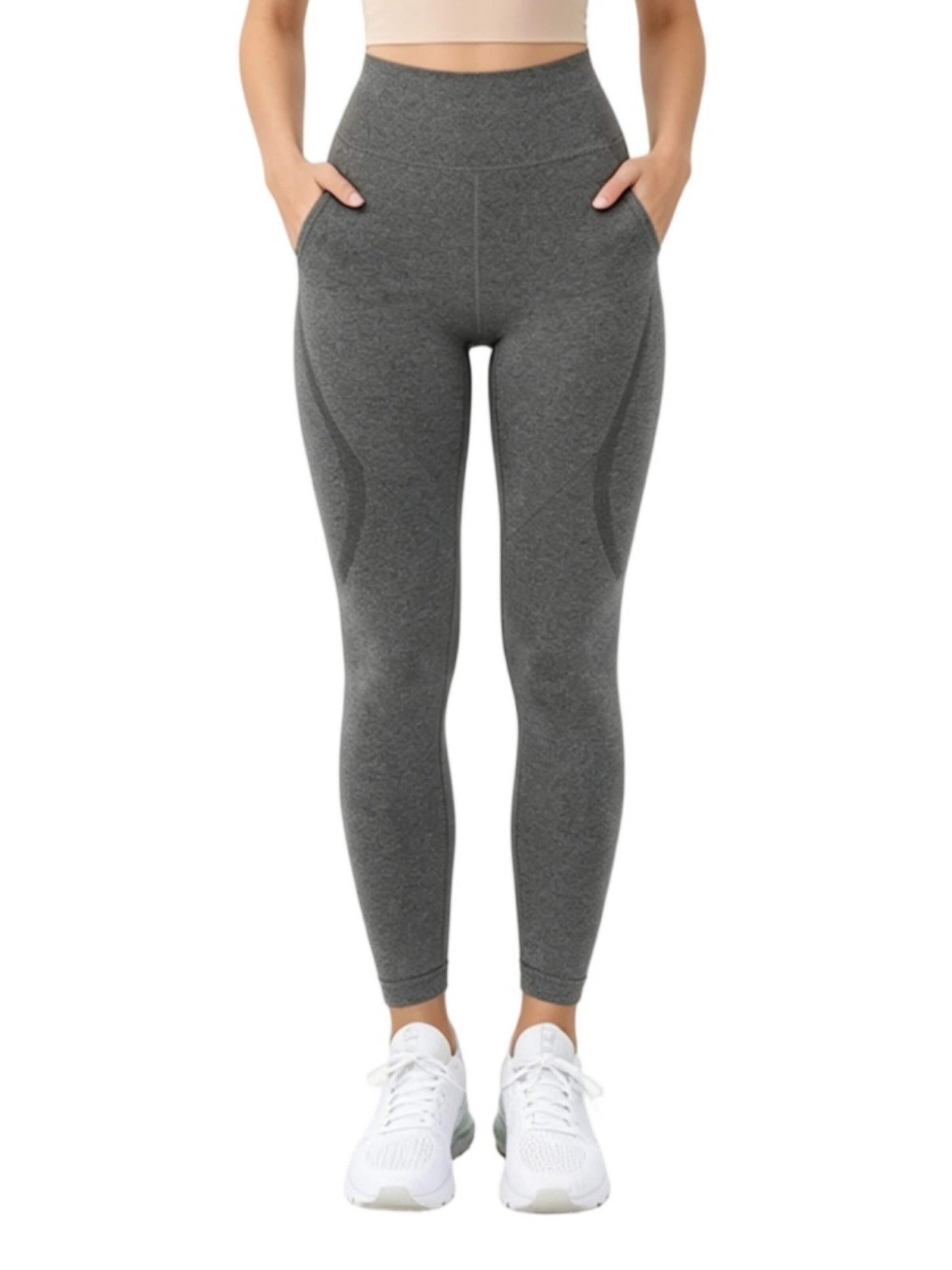 Yesfashion Skinny Sporthose‌‌ in Grau: Vorderseite