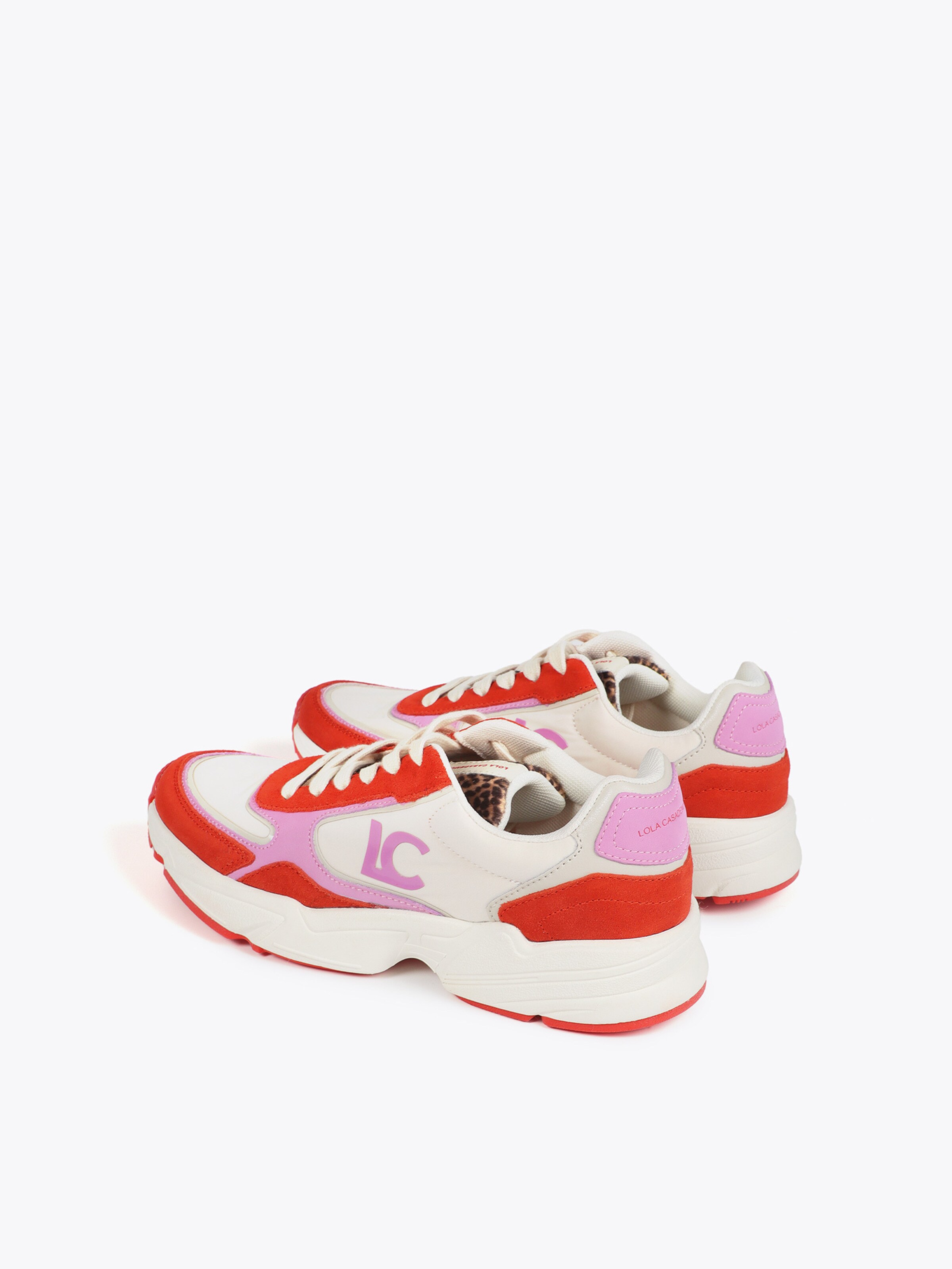 Baskets basses Lola Casademunt en rouge