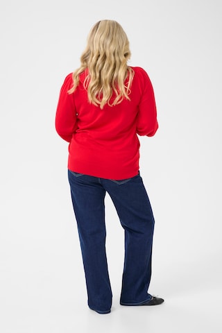 KAFFE CURVE Pullover 'Lizzy' i rød