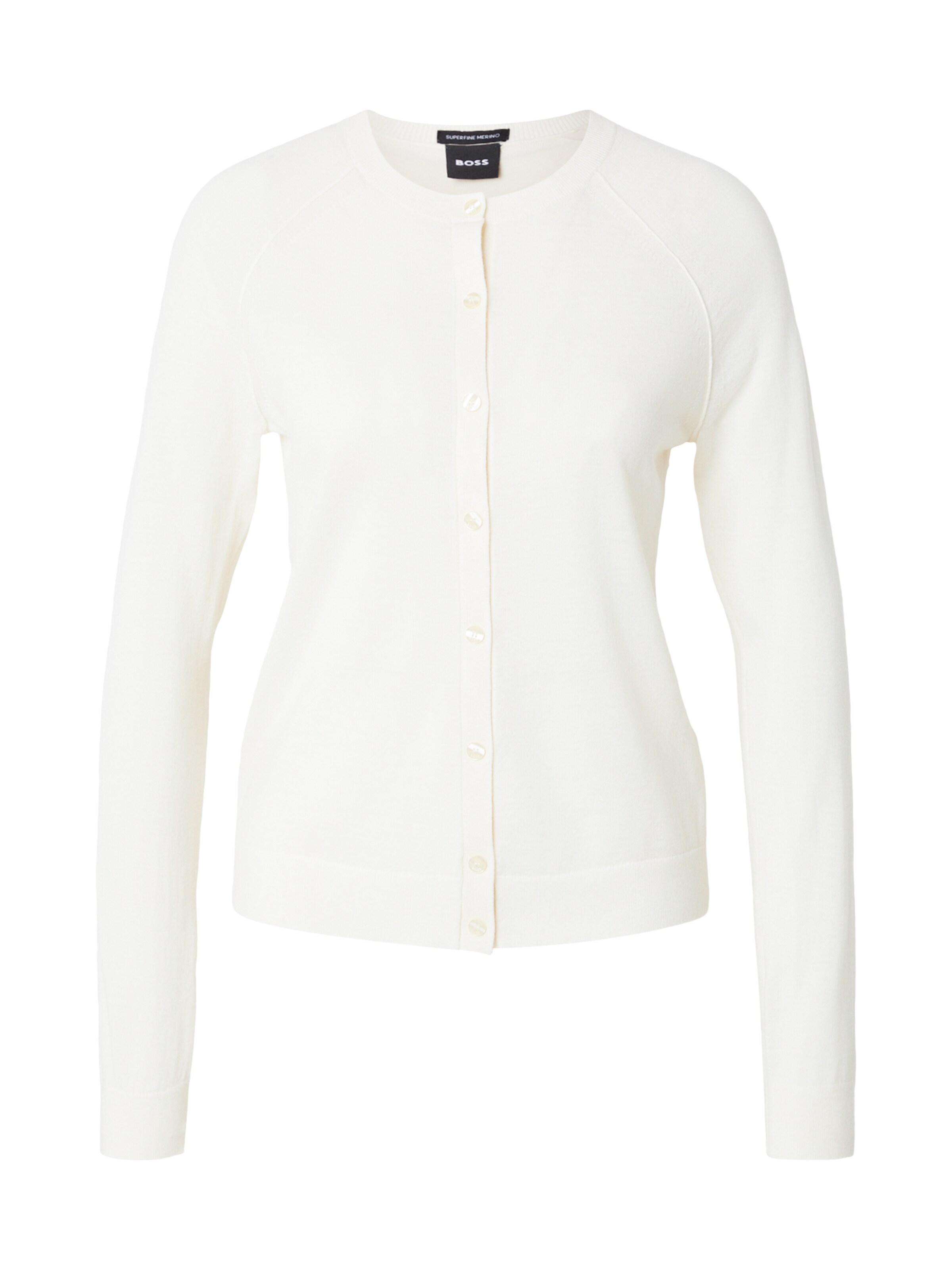 BOSS Gebreid vest 'Fonami' in XS in de kleur Ivoor, Productweergave