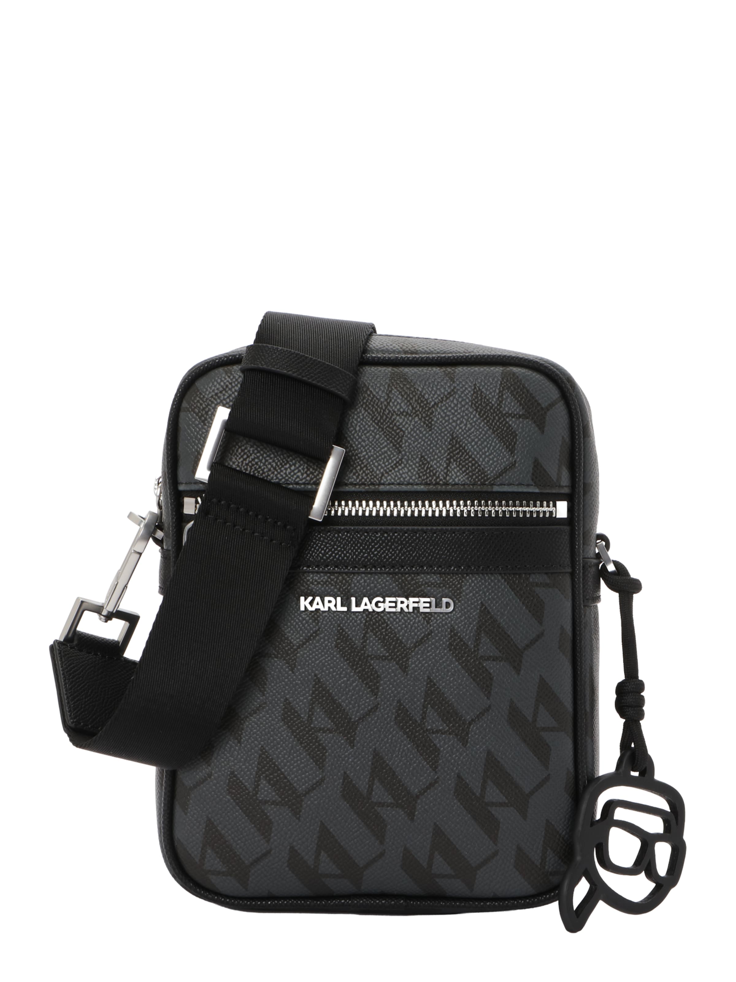 Karl Lagerfeld Crossbody Bag 'K/IKON' in Black: front