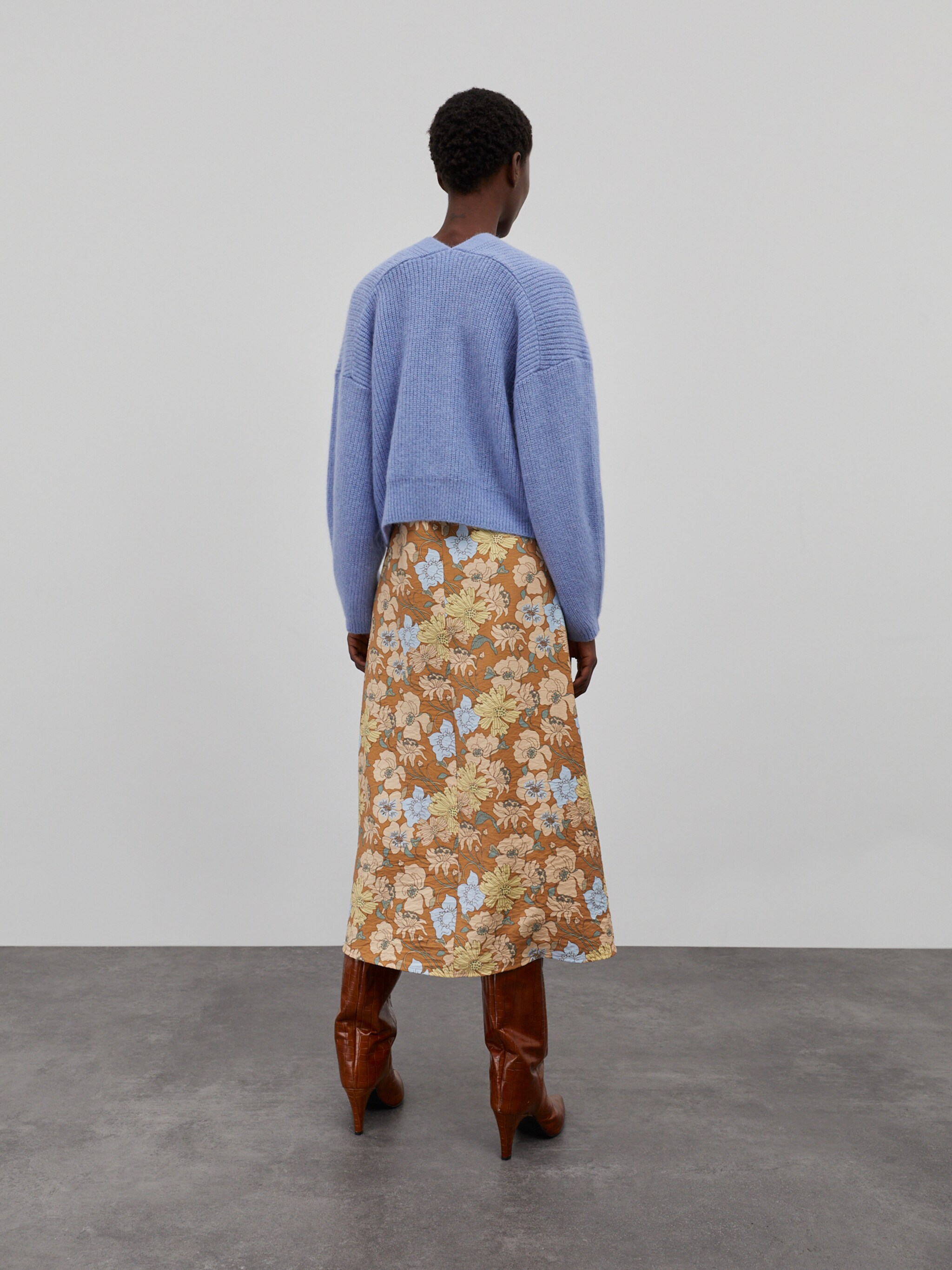 EDITED Produits Cardigan 'Jaliyah' bleu fumé