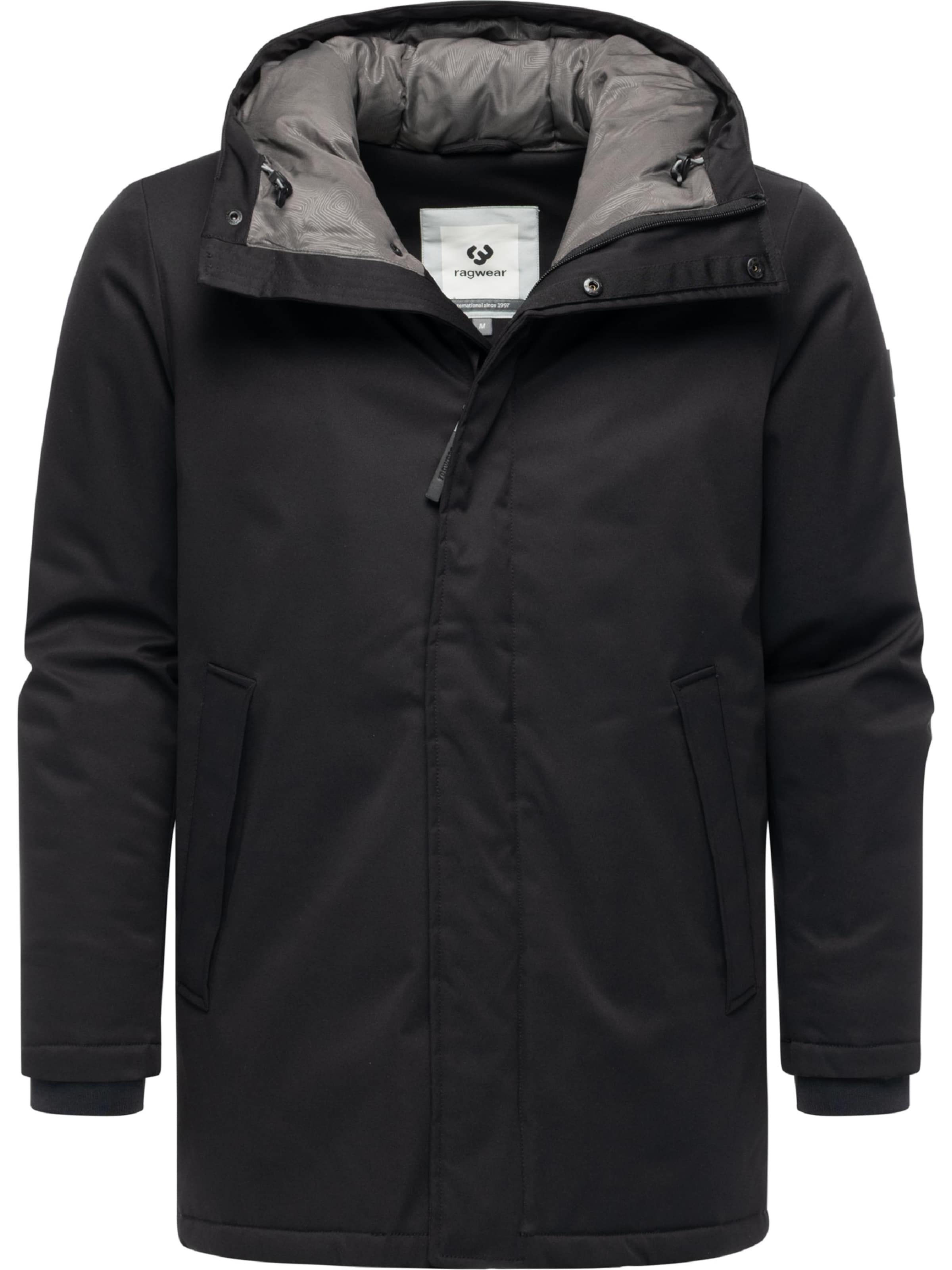 Ragwear Zimný kabát 'Parcan Twill' - Čierna