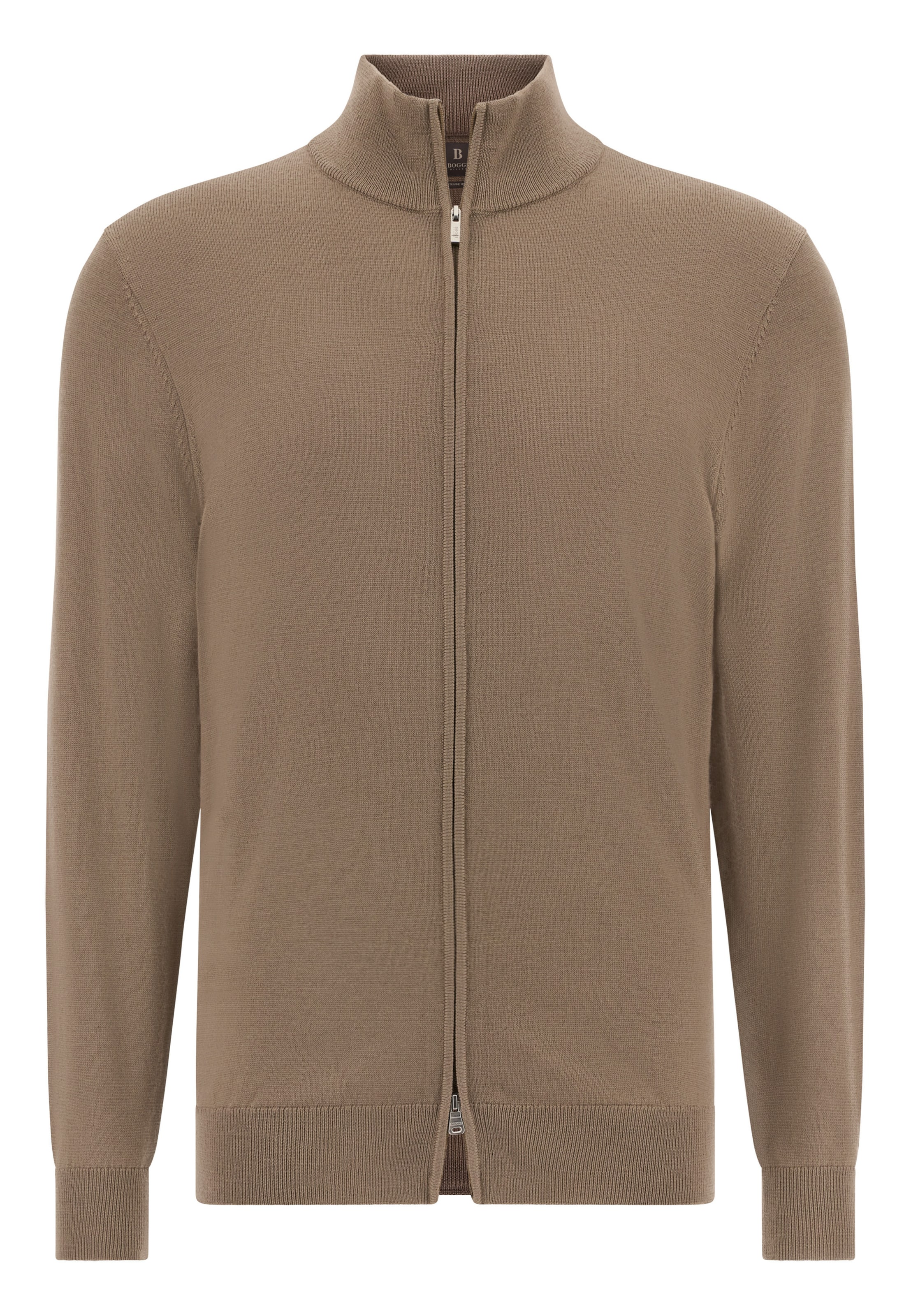Boggi Milano Strickjacke in Braun: Vorderseite