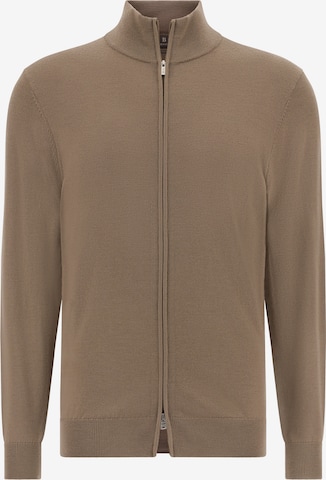 Boggi Milano Strickjacke in Braun: Vorderseite