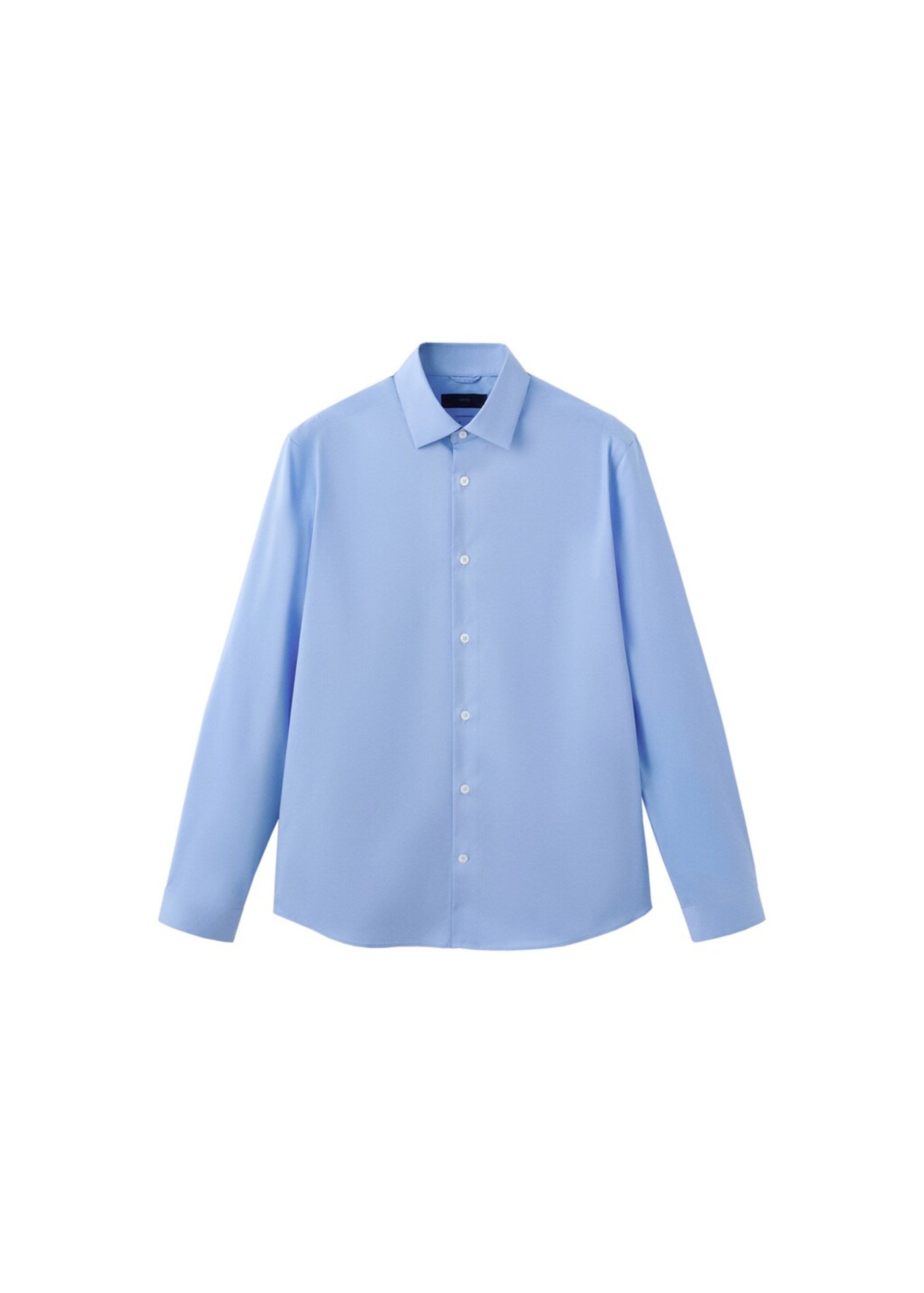 MANGO MAN Button Up Shirt 'Palmar' in Blue: front