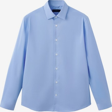 MANGO MAN Button Up Shirt 'Palmar' in Blue: front