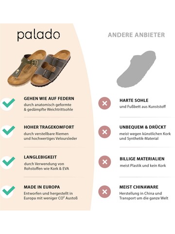 Palado Sandale 'Palado Korfu Metallic'‌‌‌‌‌‌‌‌‌ in Braun
