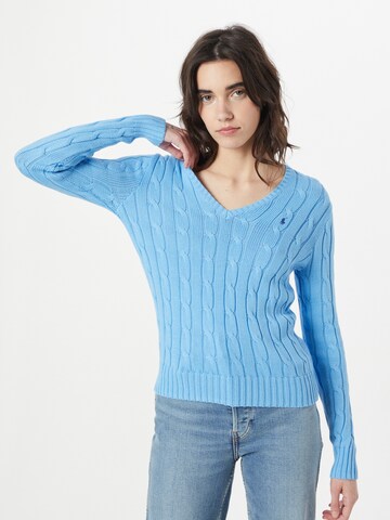 Pull-over 'KIMBERLY' Polo Ralph Lauren en bleu : devant