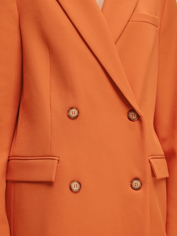 Selected Femme Curve - Blazer 'Nella' en naranja