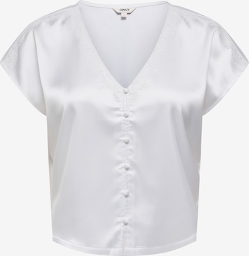 ONLY Blus 'ONLFARAYA' i vit: framsida