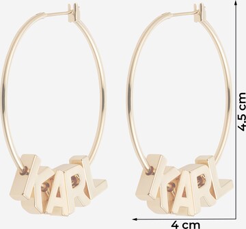 Karl Lagerfeld - Pendientes en oro