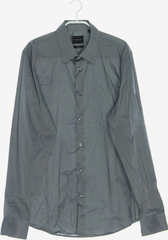 Sisley Button Up Shirt in M in Grey: front
